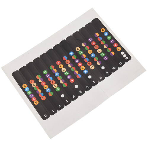 Learning to Play with A Note Sticker for the Fretboard | Comb Suitable 2