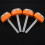 4Pcs Pressure Screw Threaded Spindle Rods Walk Thru Gates Accessory - 4