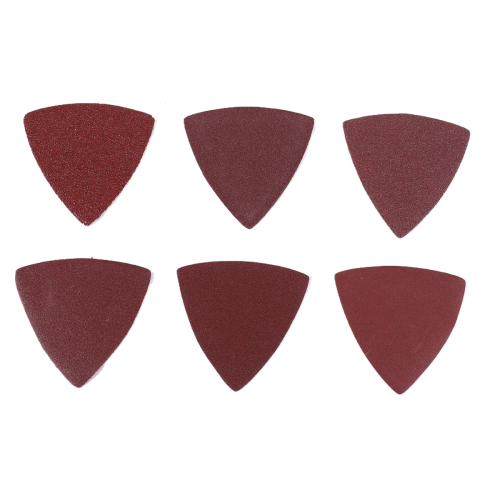 60 peças de lixa triangular de gancho e laço, adequada para 3-1/8 polegadas Osci 2