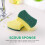 30pcs Multi-purpose Double-faced Sponge Scouring Pads Dish Washing Scr 5