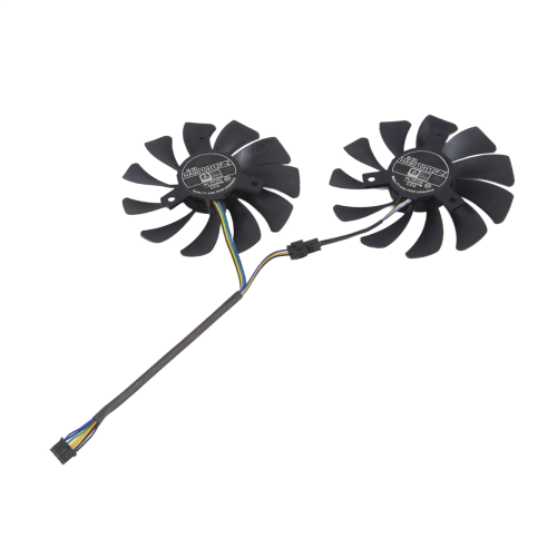 Νέο ζεύγος ανεμιστήρα κάρτας γραφικών 85Mm Ha9010H12F-Z 4 ακίδων αντικατάστασης ψυγείου 2
