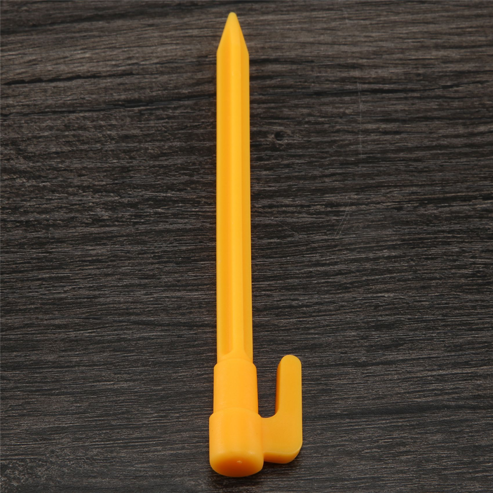 10Pcs Camping Tools Plastic Tent Pegs Nails Sand Ground Stakes Outdoor 4853103978358