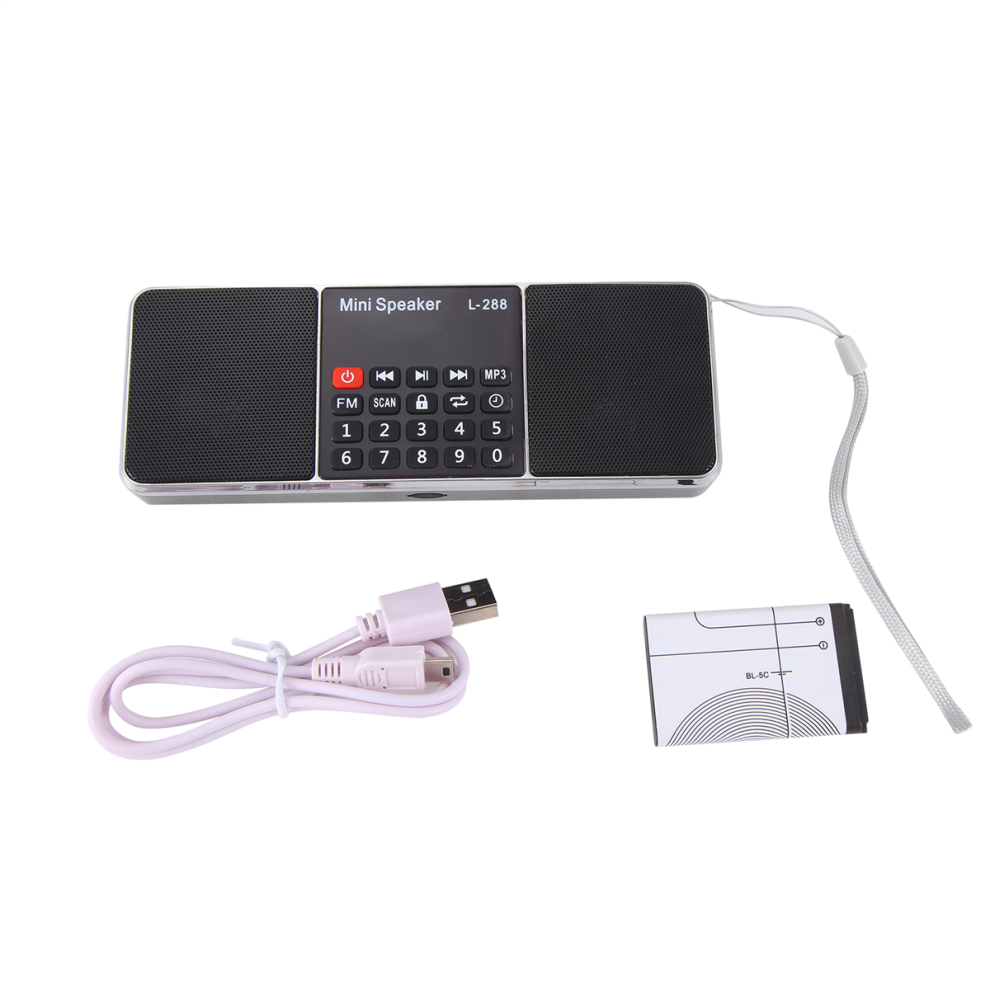 Multifunction Digital Fm Radio Media Speaker Mp3 Music Player Support 4853103976477