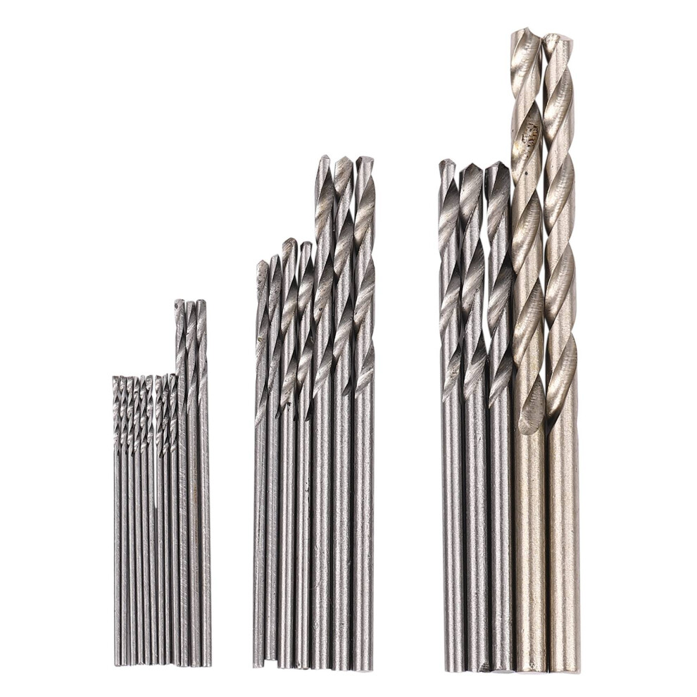 25Pc 0.5-3.0Mm Set Of Miniature Straight Shank Small Twist Drill Hole 4853103979492