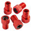 5 stk. aluminiumslegering sykkelventiladapter innerrørhetter deksel racing bic 2