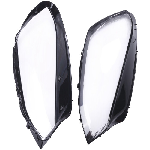 2Pcs Car Clear Headlight Lens Cover Replacement for Golf 7 Mk7 2014 20 2