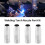 19Pcs Welding Torch Nozzle Part Kit Conical Sleeve Rod Tool Set for Bi 3