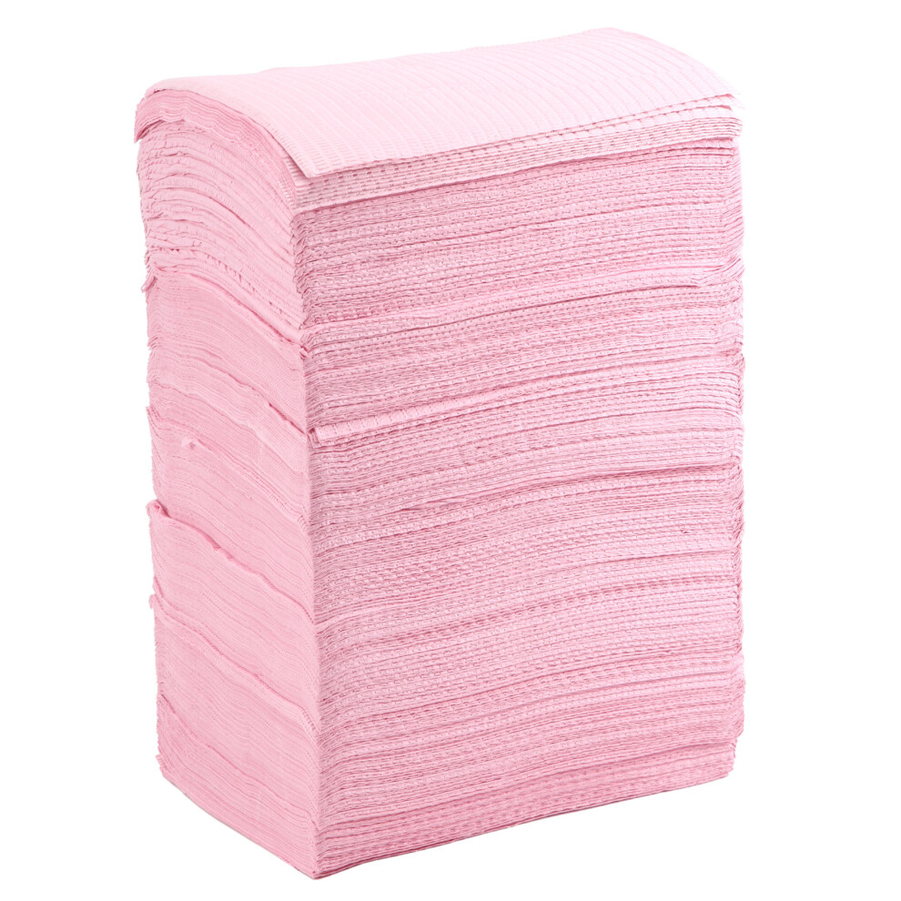Typecat Pink 125Pcs Absorbent Tattoo Tablecloth Disposable Cloth Towel Cleanin