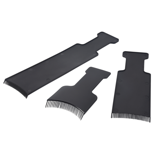3Pcs Long Hair Highlighting Sectioning Board Barber Flat Top Paddle Co 2