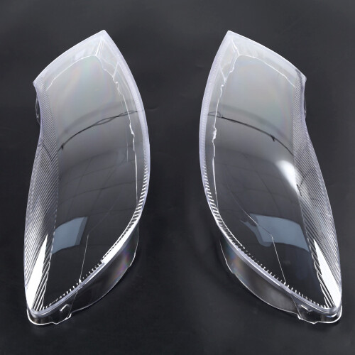 1 Pair Car Left & Right Waterproof Clear Headlight Lens Cover Replacem 2