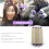 Stor størrelse 24 stk/sett Salon Nylon Hook & Loop Hair Rollers Set Rotpermanent 6