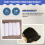 Liten størrelse 24 stk/sett Salon Nylon Hook & Loop Hair Rollers Set Root Per 8