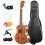 Σετ Ukulele Συναυλίας 23 ιντσών, 4 χορδές από μαόνι, μικρό μίνι gui της Χαβάης 3