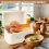 Vintage Bread Box Cupboard Iron Snack Desktop Finishing Dust-Proof Sto 6