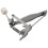 Aluminiumslegering Enkeltfjeder Bas Børne Trommepedal Justerbar Stro 8