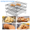 3 Layers Stackable Cooling Rack Metal Cake Cookie Bread Net Mat Holder 7