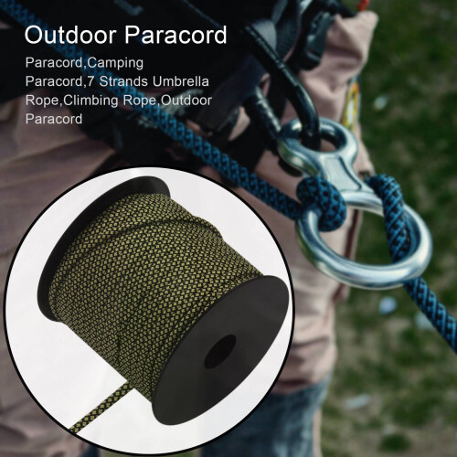 Σχοινί ομπρέλας Camping Paracord 4mm 50 μέτρων 7 κλώνων για εξωτερικούς χώρους 2