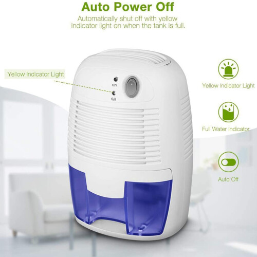 Mini Affugter USB Bærbar Lufttørrer Elektrisk Køling med 500ML W 2