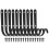 10 Pcs Iron Wall Hooks Outdoor Decorative Hook for Hanging Planter Coa 2