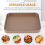 Baking Tray Set, Nonstick Cookie Pan Set Professional Sheet, Bakeware 8