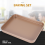 Baking Tray Set, Nonstick Cookie Pan Set Professional Sheet, Bakeware 7