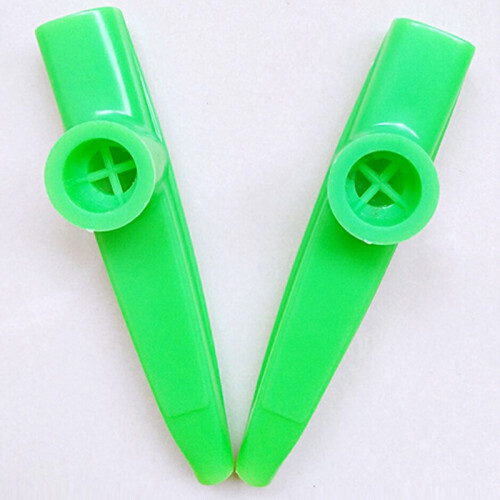Πλαστικά μουσικά όργανα Kazoos με διαφράγματα φλάουτου Kazoo για Gif 2