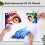 Σετ ζωγραφικής με ακρυλικά Paint By Numbers DIY για παιδιά και ενήλικες 40X45cm Si 6