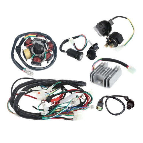 Πλήρης ηλεκτρική καλωδίωση CDI πηνίο για GY6 150CC ATV Quad Go Kart 2