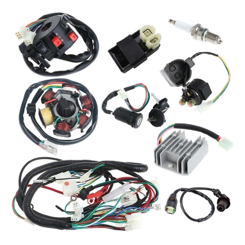 Πλήρης ηλεκτρική καλωδίωση CDI πηνίο για GY6 150CC ATV Quad Go Kart 1