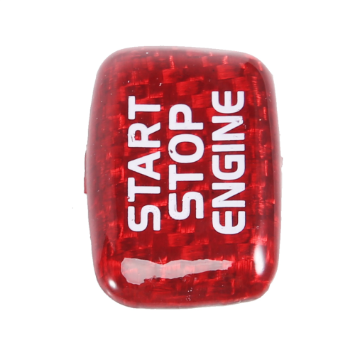 Carbon Fiber Car Engine Start Button Sticker Interior Trim for V40 S60 ...