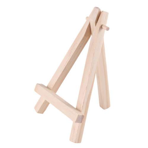 24 stk. 12,7 cm mini trædisplaystativer, staffelier, bordplade egnet til 2