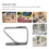 8 Pack Stainless Steel Tablecloth Clips Black Picnic Adjustable Anti-S 6