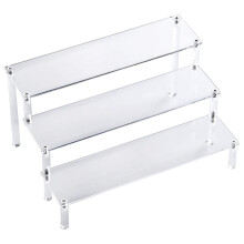 3-Layer Transparent Acrylic Display Stand Cake Tray for Decoration and