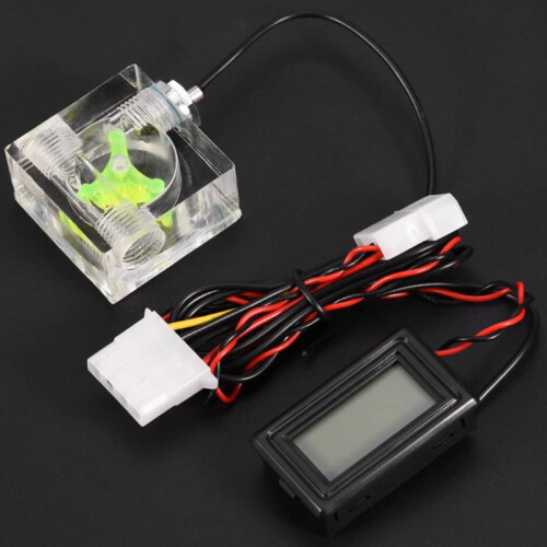 PC 3-veis strømningsmåler digitalt termometer, datamaskin vannkjølingssystem 2