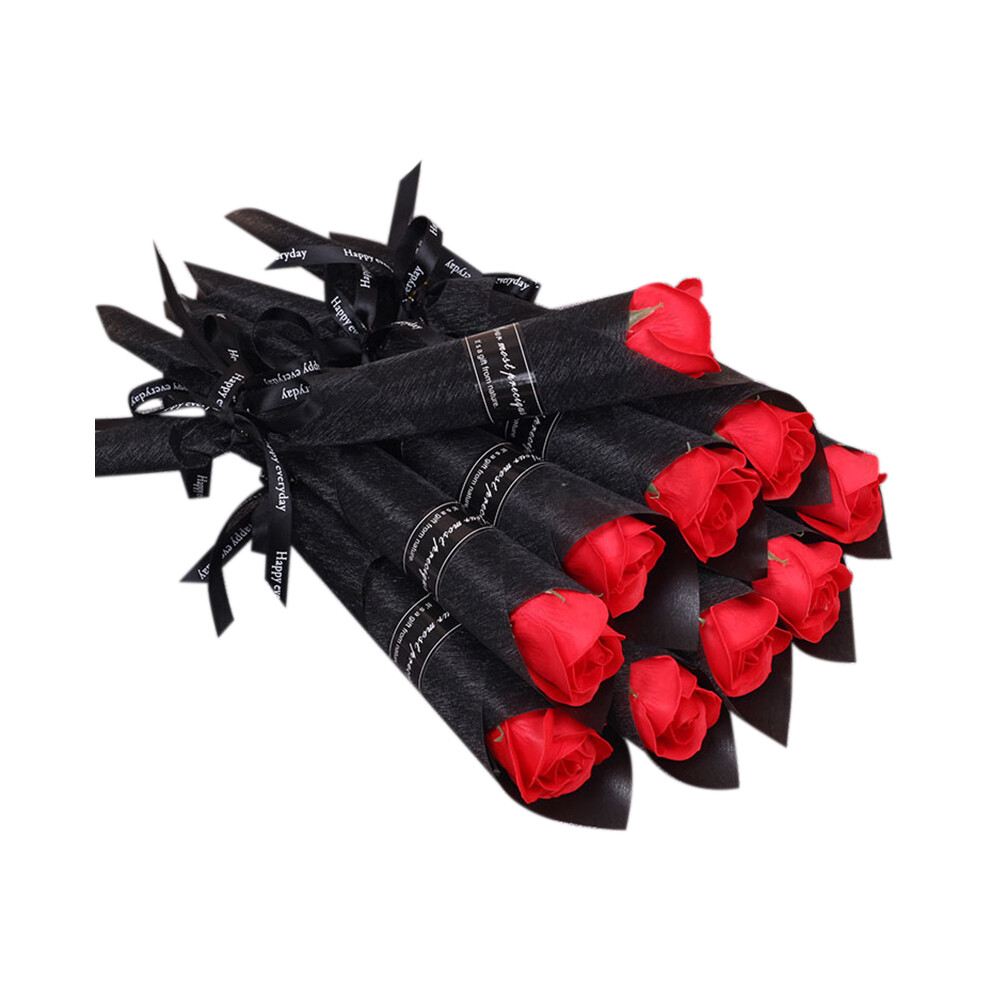 30 Rosas De JabóN, Flores RomáNticas Para Regalos De Boda, Flores Para San ValentíN-image