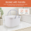 Plastic Hand Basket Bathroom Storage Baskets with Handle Household Too 5