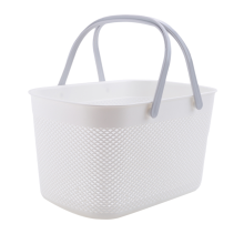 Plastic Hand Basket Bathroom Storage Baskets with Handle Household Too