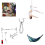 2 Set M6 Ceiling Wall Mount Hanging Hardware Fitting U-Shaped Hooks fo 3