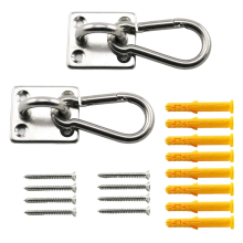 2 Set M6 Ceiling Wall Mount Hanging Hardware Fitting U-Shaped Hooks fo