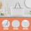 Plastic Hand Basket Bathroom Storage Baskets with Handle Household Too 8