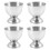 Egg Cups Set Stainless Steel Eggs Hard Boiled and Soft Tray Tool Holde 2
