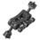 Διπλός προσαρμογέας μπάλας 1/4 Magic Arm Crab Clamp 3/8 Mount Light Field Mon 2