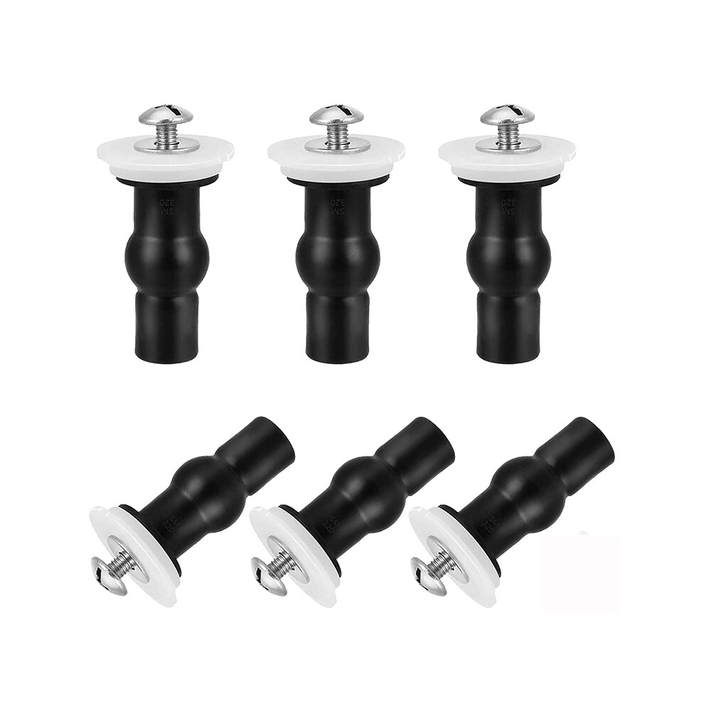 Toilet Seat Screws,Universal Expanding Rubber Screw Top Fixing Hinges 4853103998493