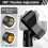 4 Piece Mic Clips for Stands Set Adjustable Mic Holders with Adapters, 3