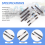 Metal Chassis Pull Rods Link Suspension Tie Rod for MN D90 D91 D96 D99 8