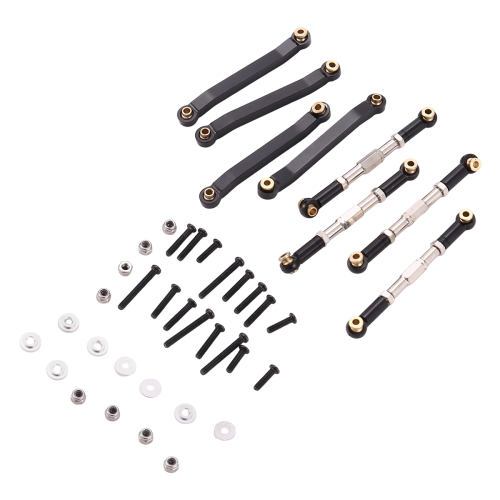Metal Chassis Pull Rods Link Suspension Tie Rod for MN D90 D91 D96 D99 2