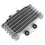 Motorcycle Engine Oil Cooler Cooling Radiator 85Ml Universal Silver Al 8