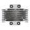 Motorcycle Engine Oil Cooler Cooling Radiator 85Ml Universal Silver Al 3