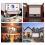 Portable Projector Screen for Home Theater Outdoor HD White Foldable A 8