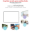 Portable Projector Screen for Home Theater Outdoor HD White Foldable A 7